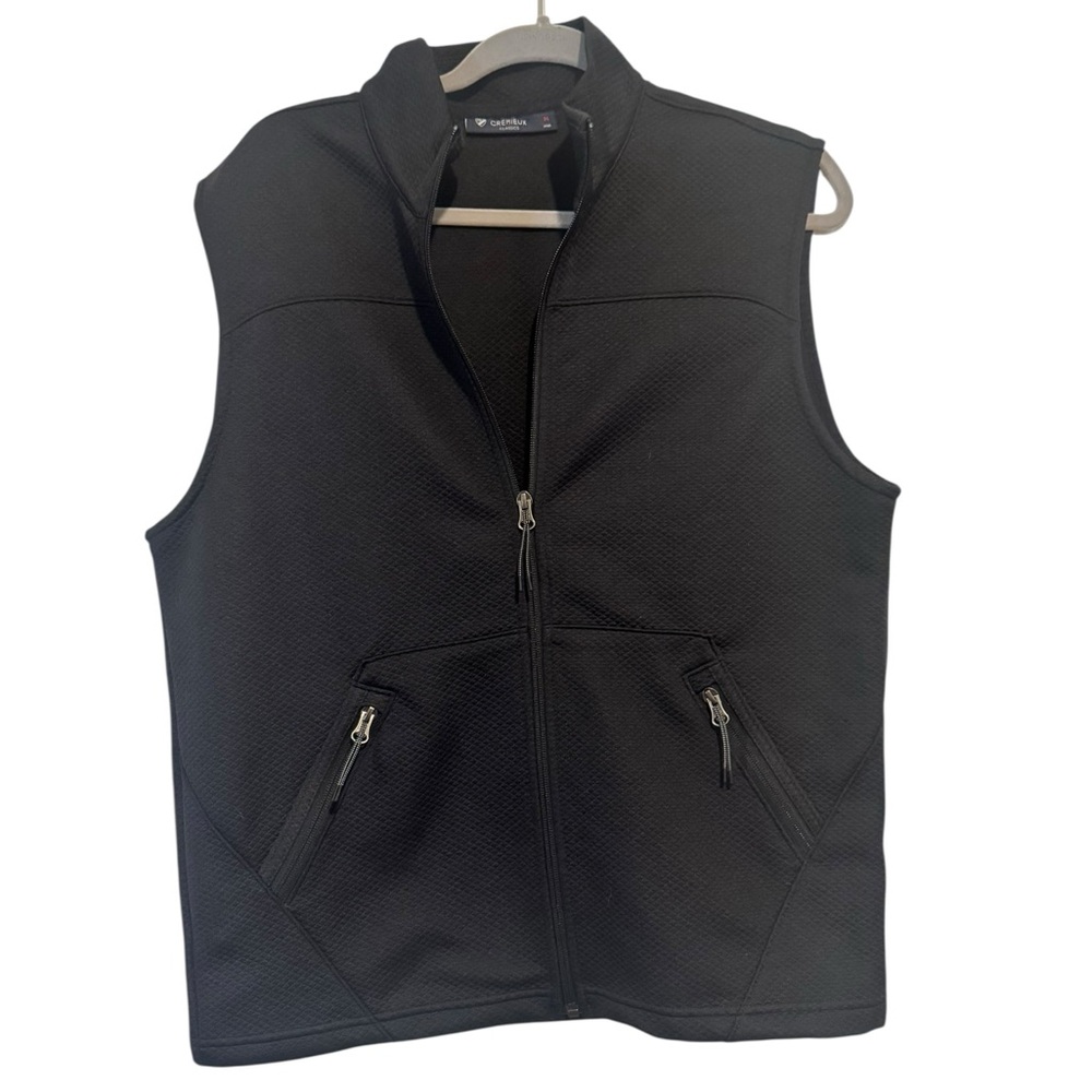 Men’s Vest Daniel Cremieux Black Vest Size M